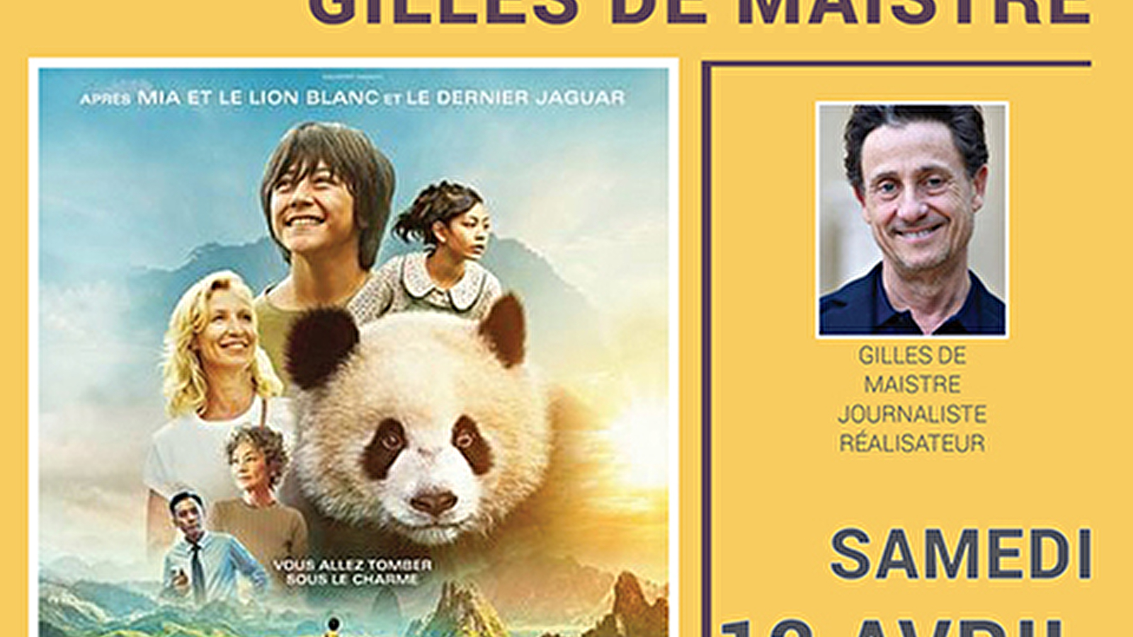 Moon le panda, Séance spéciale avec Gilles de Maistre