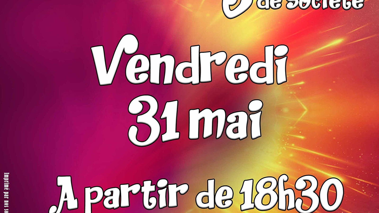 Soirée Jeux de société