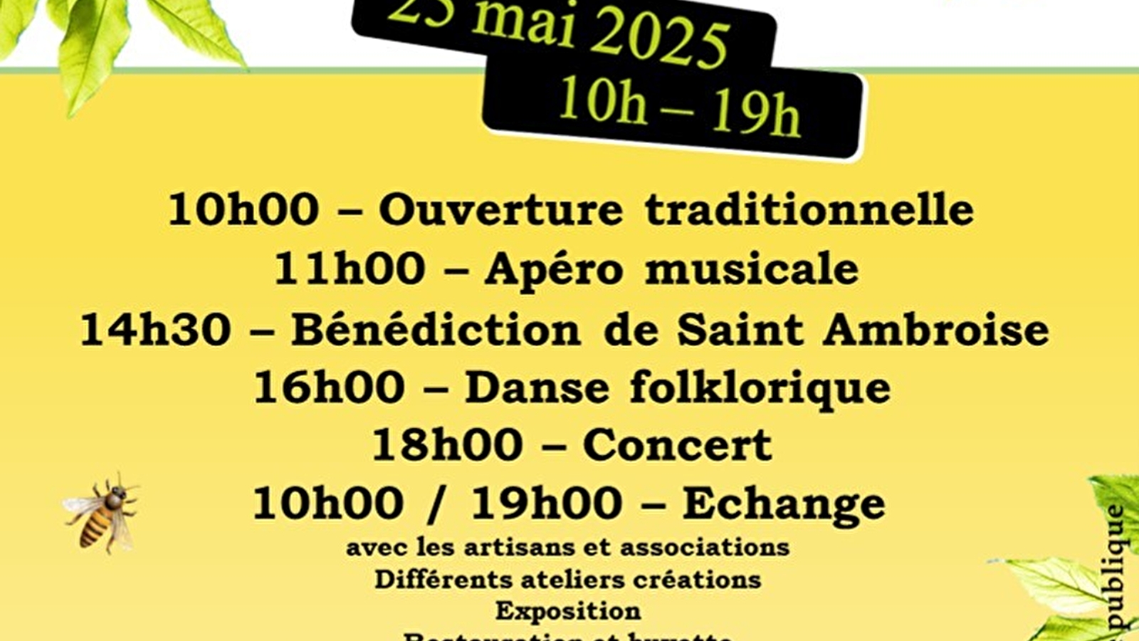 Fête de l'Abeille et de la Biodiversité - 3ème édition