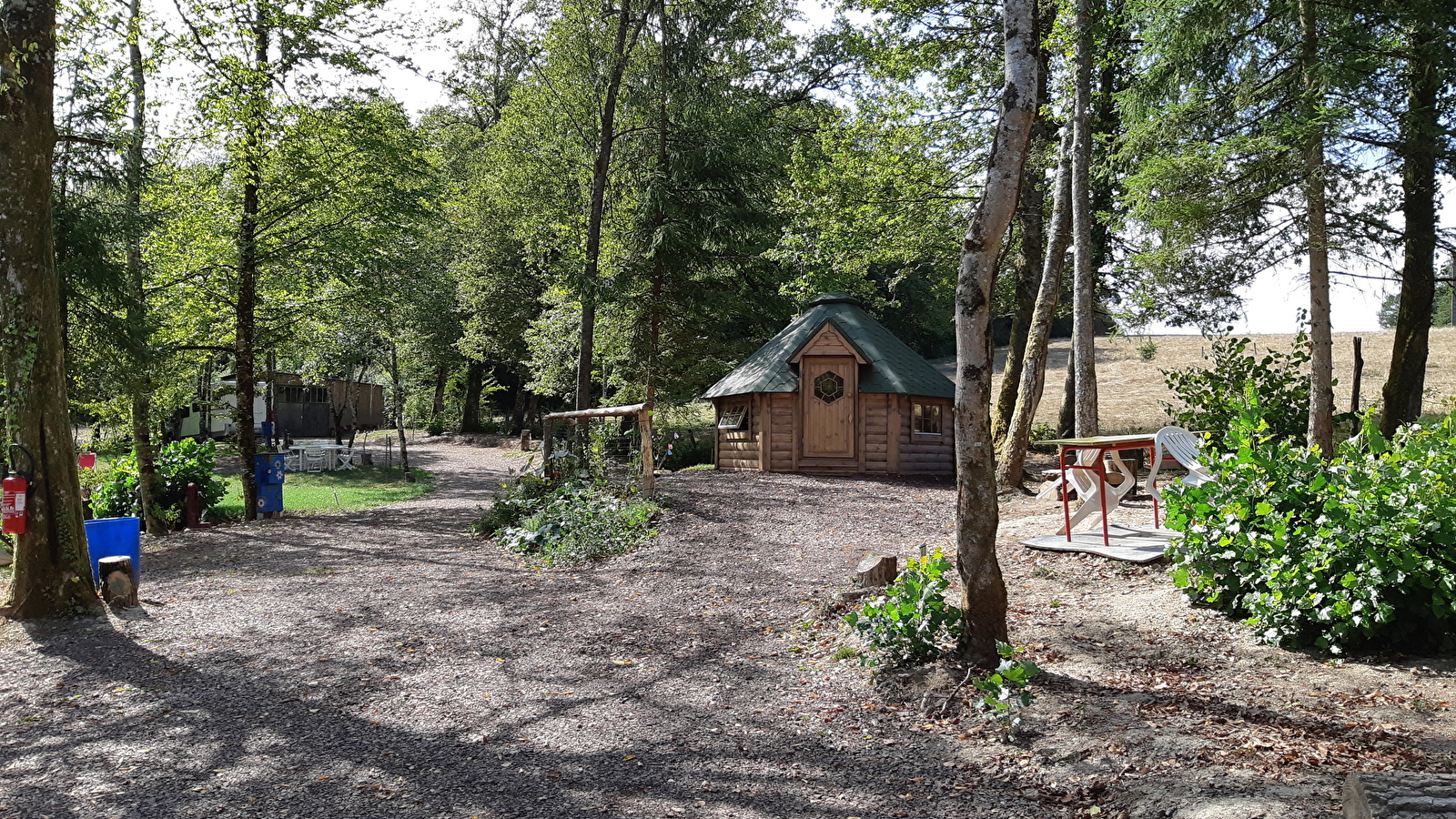 Camping naturiste : Les étangs de Saint Pancras